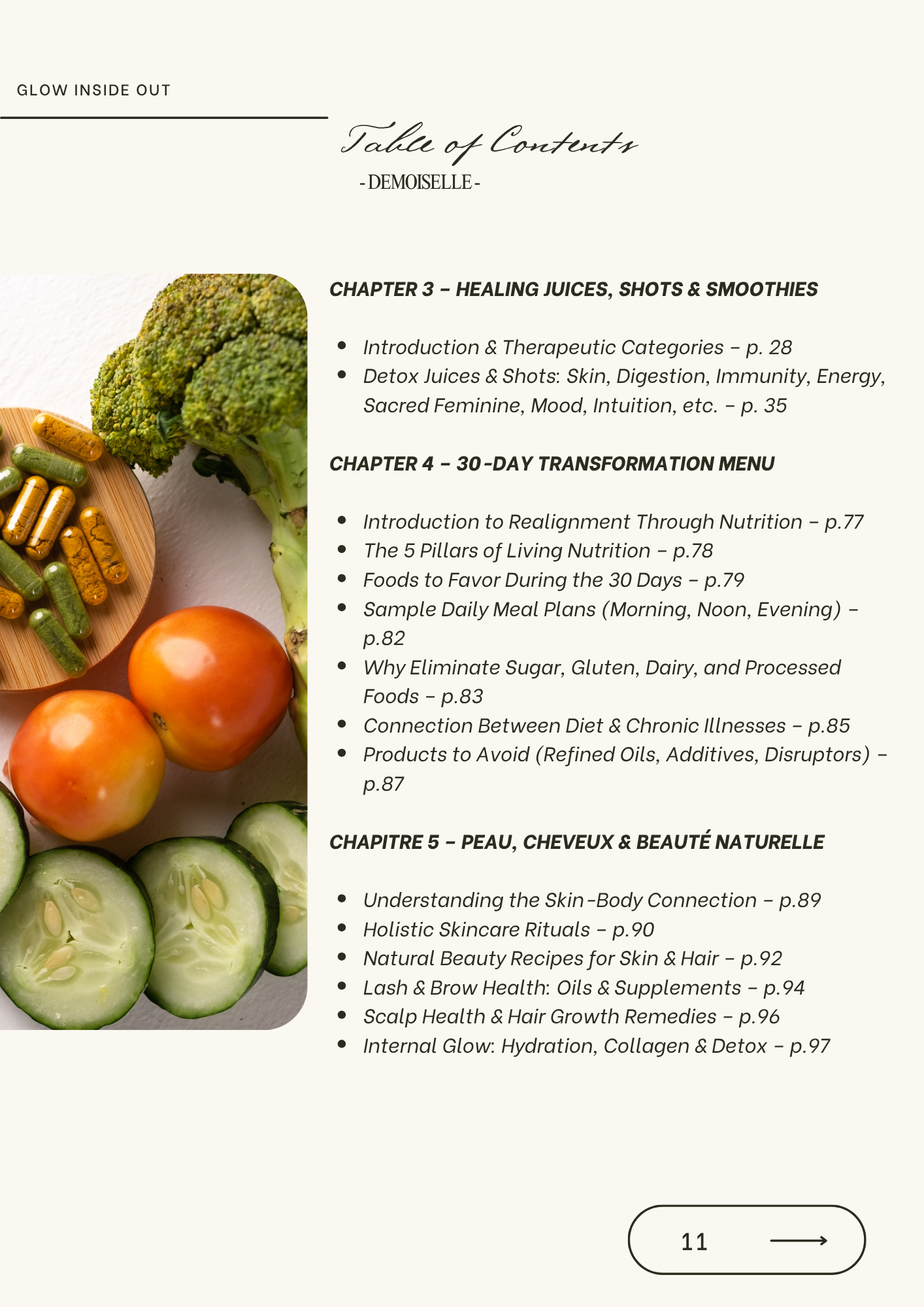 EN - Glow Inside Out – Holistic Guide: Natural Healing, Skin, Wellness & Energy