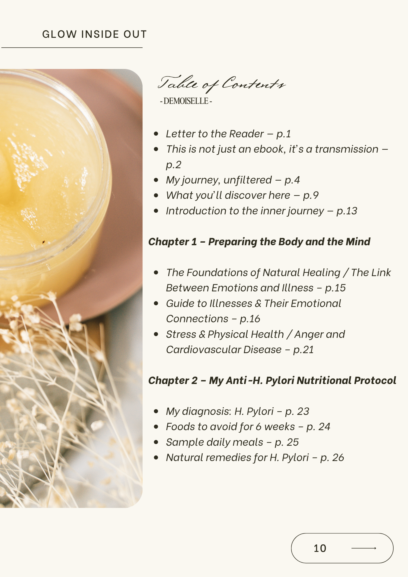 EN - Glow Inside Out – Holistic Guide: Natural Healing, Skin, Wellness & Energy